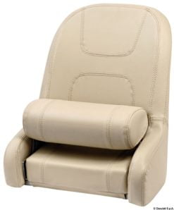 Padded seat w/H51 flip up RAL9010 - Artnr: 48.410.06 7