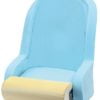Padded seat w/H51 flip up to be coated - Artnr: 48.410.15 2