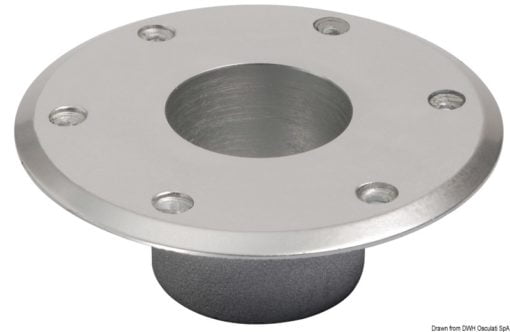 Spare white aluminium support for table legs Ø 165 - Artnr: 48.416.13 7