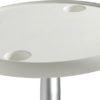 White oval table 762 x 457 mm - Artnr: 48.417.51 2
