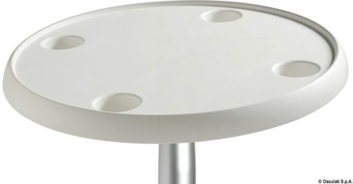 White oval table 762 x 457 mm - Artnr: 48.417.51 3