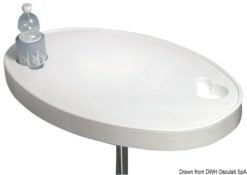 ABS table 81x51cm white - Artnr: 48.417.92 5