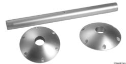 Aluminium table leg w/holding plate - Artnr: 48.418.28 5
