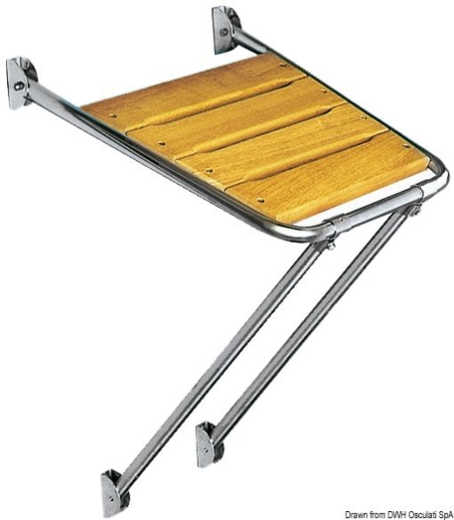 S.S side platform+ladder 45x45 - Artnr: 48.420.06 3