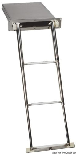 Foldaway ladder 4 steps - Artnr: 49.544.04 5