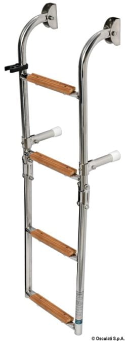 S.S/wood ladder 3 steps - Artnr: 49.566.03 7