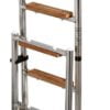 S.S/wood ladder 5 steps - Artnr: 49.566.05 1