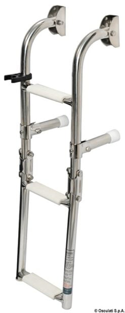 S.S transom ladder 3 steps - Artnr: 49.572.03 8