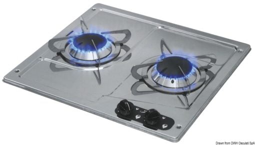Two-burner cooktop recess m. - Artnr: 50.101.42 3