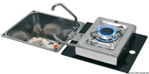 1-burn.hinged cooktop+sink rec - Artnr: 50.102.05 3