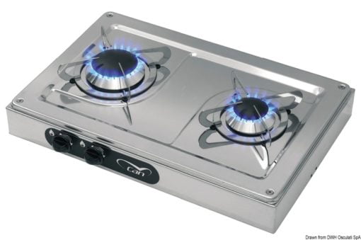 Two-burner cooktop, external - Artnr: 50.101.47 3