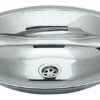 S.S oval sink 510x390 mm - Artnr: 50.186.86 2