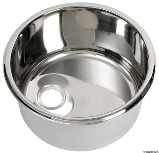 S.S round sink 420x180mm - Artnr: 50.187.38 5