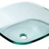 Glas square sink rounded edges 420 x 420 mm - Artnr: 50.189.33 1