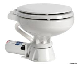 Electric toilet w/white plastic seat - Artnr: 50.207.13 14