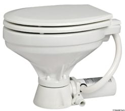 Electric toilet w/white plastic seat - Artnr: 50.207.13 13