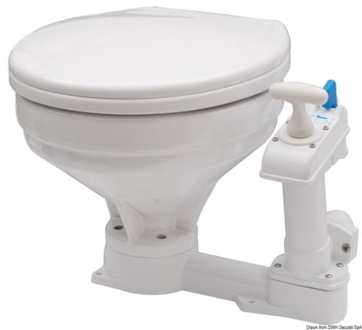 Super Compact manual toilet unit wooden seat - Artnr: 50.207.50 6