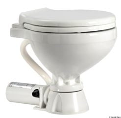 Electric toilet w/white plastic seat - Artnr: 50.207.13 11