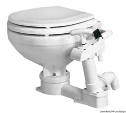Manual toilet, plastic seat - Artnr: 50.217.25 8