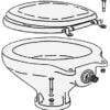 Luxury Standard spare porcelain for toilet bowl - Artnr: 50.207.57 1