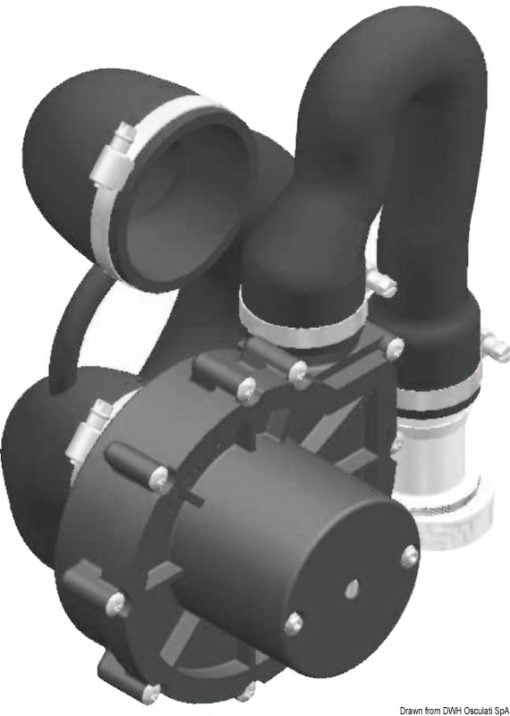 Spare pump for WC Slim Vacuum for WC 24 V - Artnr: 50.209.65 5
