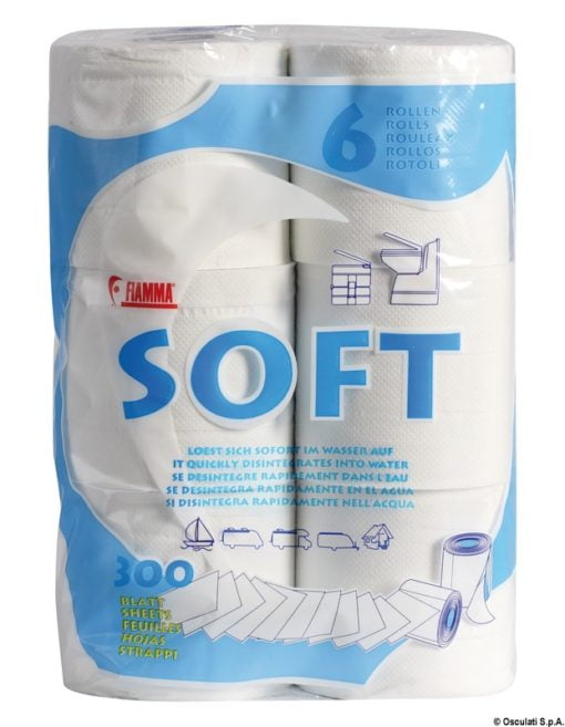 Toilet paper, 6 rolls - Artnr: 50.210.00 3