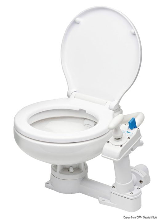 Manual toilet 2000 wood seat - Artnr: 50.207.25 4