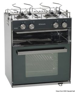 Smev Sunlight gas cooker 2 burners + oven - Artnr: 50.366.02 5