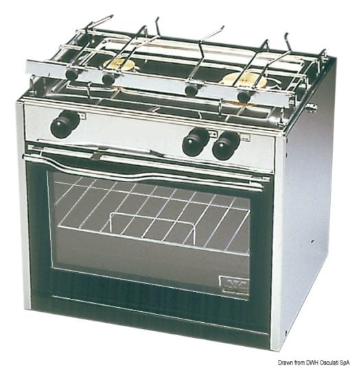 Compact cooker 2 burners+oven - Artnr: 50.375.00 3