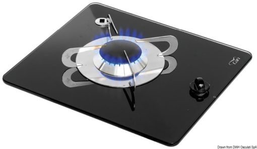 1-burner gas cooktop 320 x 285 mm - Artnr: 50.709.11 3