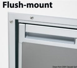 Flush mount frame for Coolmatic CR110S Inox fridge - Artnr: 50.906.09 5