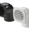 ABS hose vent w/collar white 90° 92 x 92 mm - Artnr: 53.274.01 1