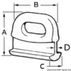 Nylon semicircular slide 10mm - Artnr: 58.047.70 1