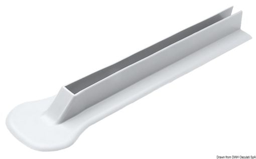 Grey oar crutch base 90 x 200 x 50 mm - Artnr: 66.080.15 6
