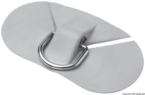 Grey bow ring 95 x 175 x 22 mm - Artnr: 66.080.25 3