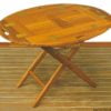 Removable teak table 85x60x53 - Artnr: 71.305.40 2