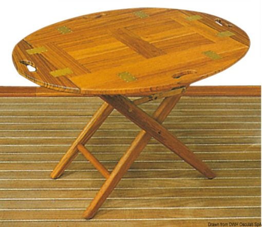 Removable teak table 85x60x53 - Artnr: 71.305.40 3