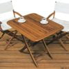 Foldable teak table 90x70cm - Artnr: 71.305.75 2
