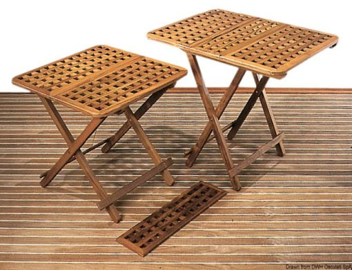 Teak foldable table 60x60cm - Artnr: 71.306.00 3
