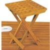 Foldable teak stool 30x30x45 - Artnr: 71.308.00 2