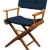 Teak chair blue padded fabric - Artnr: 71.326.30 2