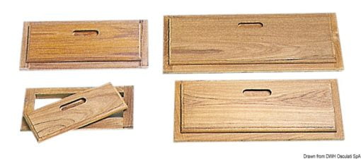 Teak drawer front 450x200 mm - Artnr: 71.607.34 3