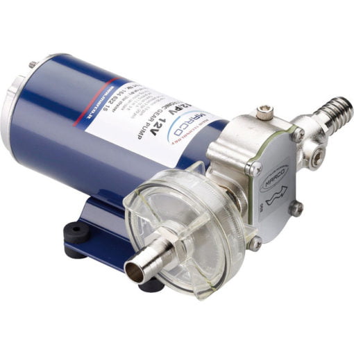Marco UP12-PV PTFE Gear pump with check valve 36 l/min (12 Volt) - Artnr: 16430412 3