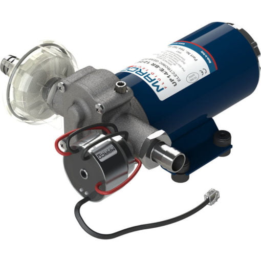 Marco UP14/E-BR 12/24V bronze gear pump with electronic pressure sensor 46 l/min - Artnr: 16476015 3