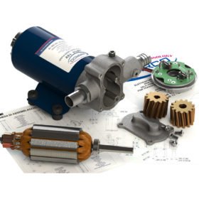 Marco UP14 Bronze gear pump 46 l/min (24 Volt) - Artnr: 16450013 13