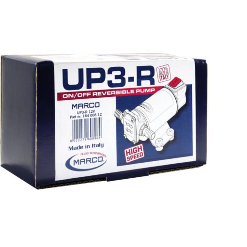 Marco UP3-R Gear pump 15 l/min with integr. reversible switch (24 Volt) - Artnr: 16400813 7