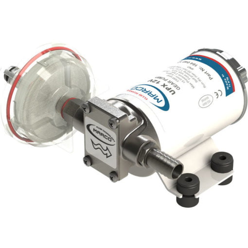 Marco UPX Gear pump 15 l/min - s.s. AISI 316 L (12 Volt) - Artnr: 16404012 3