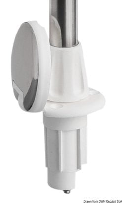 Pull-out white lightpole 100 cm - Artnr: 11.163.02 7