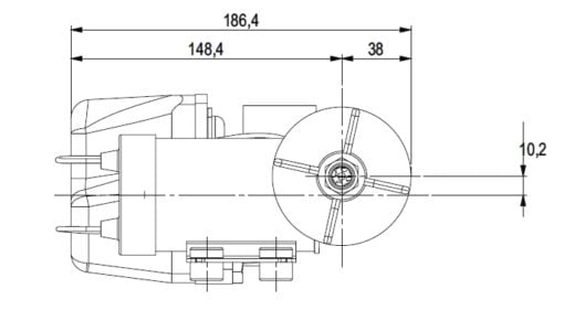 Marco DP3 Deck washing pump kit 3 bar (12 Volt) - Artnr: 16480012 6